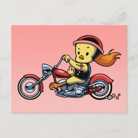 Chopper Chick-notx Briefkaart (Voorkant)