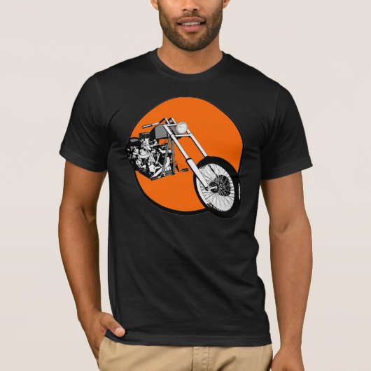 - Chopper - Hardcore Custombike T-shirt (Voorkant)