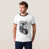 chopper heart t-shirt (Voorkant volledig)