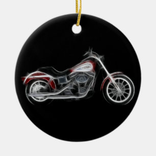 Chopper Hog-zwaargewicht motorfiets Keramisch Ornament