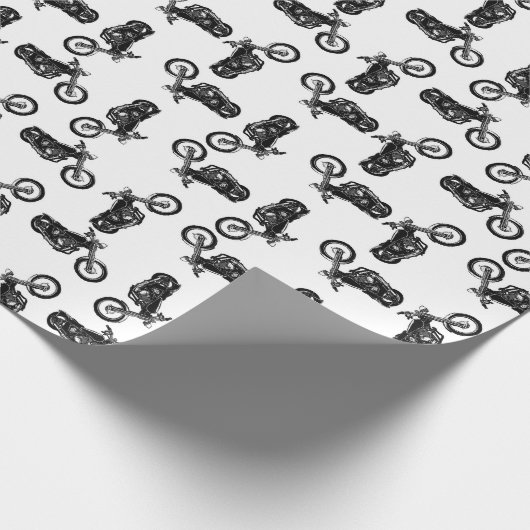 Chopper Mania Print Patroon Cadeaupapier (Hoek)