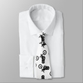 Chopper Mania Print Patroon Stropdas (Gebonden)