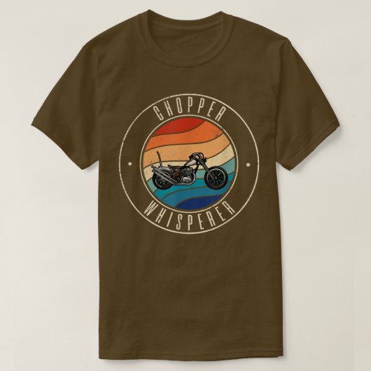 Chopper Motocycle Whisperer T-shirt (Design voorkant)