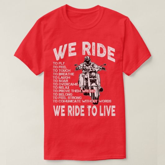 Chopper Motorcycle We hebben gerijpt om biiker Quo T-shirt (Design voorkant)