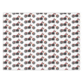 Chopper style motorcycle illustration tafelkleed (Voorkant (Horizontaal))