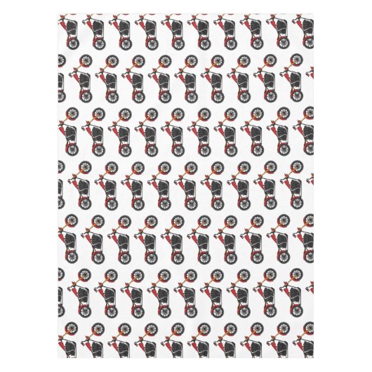 Chopper style motorcycle illustration tafelkleed (Voorkant)