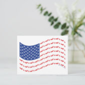 Chopper-vlag-golf Briefkaart (Staand voorkant)