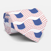 Chopper-vlag-golf Stropdas (Opgerold)