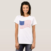 Chopper-vlag-golf T-shirt (Voorkant volledig)