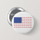 CHOPPER-VLAG-[Omgezet] Ronde Button 5,7 Cm (Voorkant /achterkant)