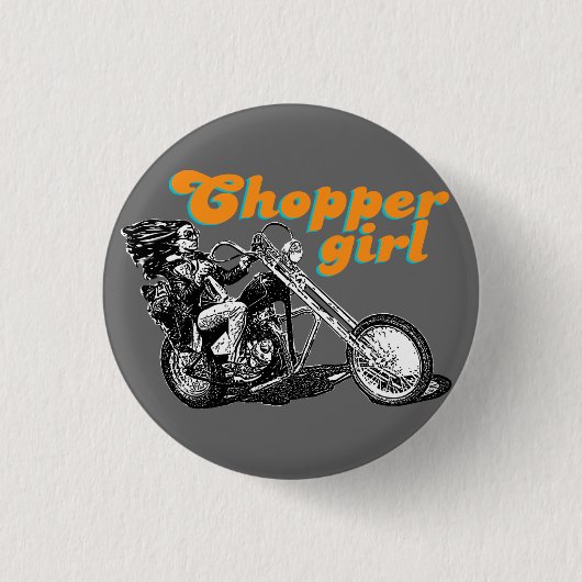 Choppermotorfietsen Ronde Button 3,2 Cm (Voorkant)