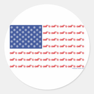 CHOPPERVLAG-[Converted] Ronde Sticker