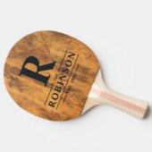 Chopping Block Family Name & Initial Tafeltennisbatje (Zijkant)