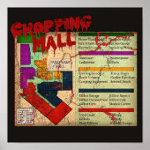 Chopping Mall V2 Horror Movie Tshirt Poster (Voorkant)