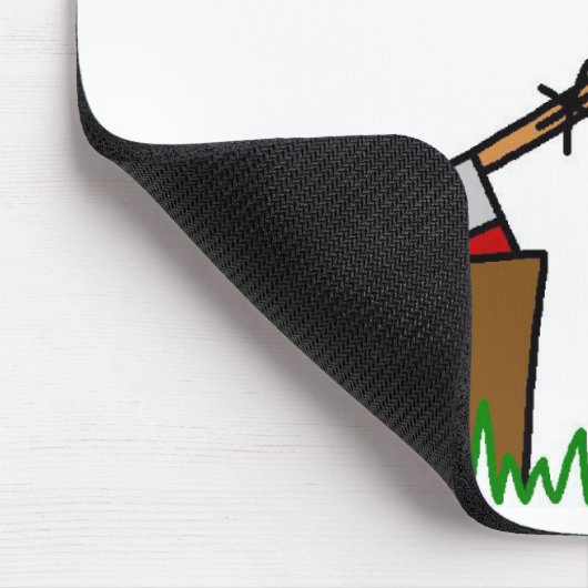 Chopping Wood Mousepad Muismat (Hoek)