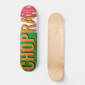 CHOPRA JMT INDIA 7 3/4" Skateboard Deck (Voorkant)