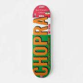 CHOPRA JMT INDIA 7 3/4" Skateboard Deck (Voorkant)
