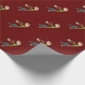 Chopsticks en noedels cadeaupapier (Hoek)