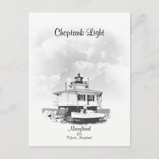 Choptank Light-Maryland Briefkaart (Voorkant)