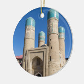 Chor Minor Madrassah - Bukhara, Oezbekistan Keramisch Ornament (Links)