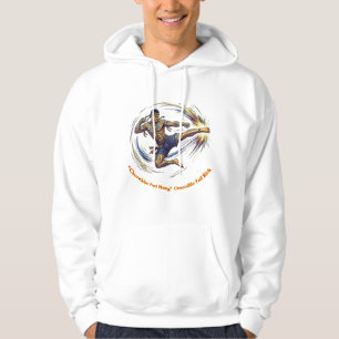 Chorakhe Fad Hang Crocodile Tail Kick Vector Kunst Hoodie