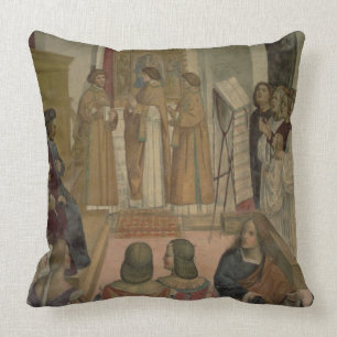 Choral Scene, uit het leven van St. Benedict (fres Kussen