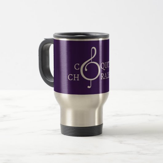 Chorale Handled Travel Mug Reisbeker (Voorkant links)