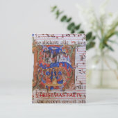 CHORALE MUZIEK CHRISTMAS PARCHCHCHCHEST MET SAINTS KAART (Staand voorkant)