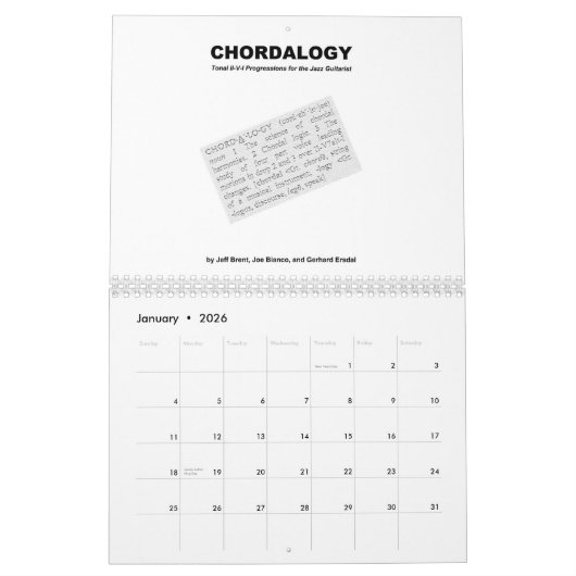Chordalogie Agenda 2014 Kalender (Jan 2026)