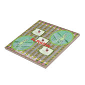 Chordata-Collectie-kikkers en -tapijten Tegeltje (Zijkant)