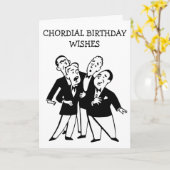 Chordial Birthday Kaart (Gele Bloem)