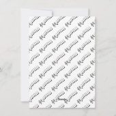 Chords We wensen u een prettige kerstMuzieknoten Feestdagenkaart (Achterkant)