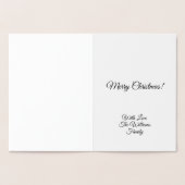 Chords We wensen u een prettige kerstMuzieknoten Folie Kaarten (Binnen)