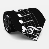 Chords We wensen u een prettige kerstMuzieknoten Stropdas (Opgerold)