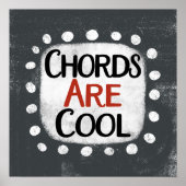 Chords zijn coole Posters muurkunst (Voorkant)