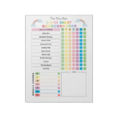 Chore Chart Custom Notitieblok voor kinderen & To (Linkerzijde)