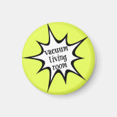 Chore Chart Magnet - Vacuüm Woonkamer (Voorkant)