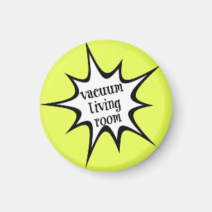 Chore Chart Magnet - Vacuüm Woonkamer