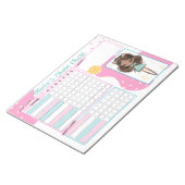 Chore Chart Reward Chart voor Daily Routine Girl N Notitieblok (Schuin)