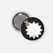 Chore Grafiek Magneet - Bezige Bij (Voorkant / Achterkant)