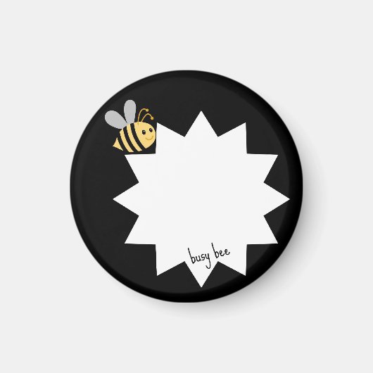 Chore Grafiek Magneet - Bezige Bij (Voorkant)