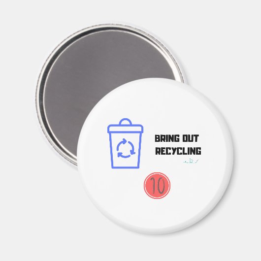 Chore magneten (Voorkant / Achterkant)