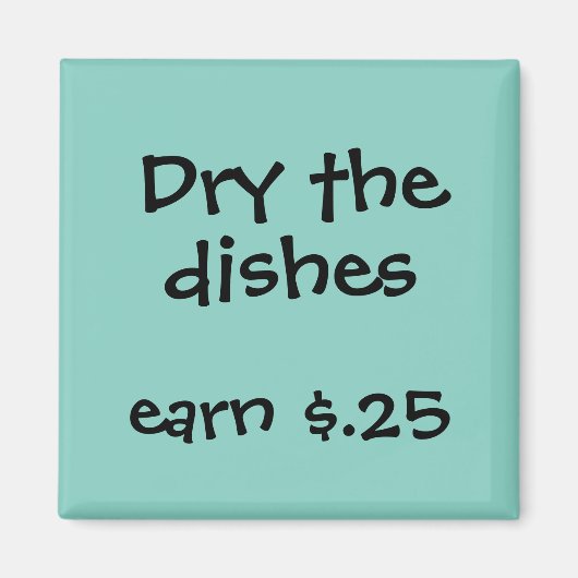 Chore Rewards voor kinderen Magneet (Voorkant)