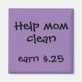 Chore Rewards voor kinderen Magneet (Voorkant)