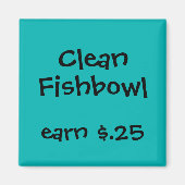 Chore Rewards voor kinderen Magneet (Voorkant)