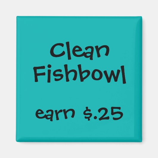 Chore Rewards voor kinderen Magneet (Voorkant)