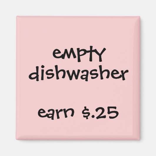 Chore Rewards voor kinderen Magneet (Voorkant)