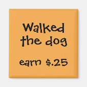 Chore Rewards voor kinderen Magneet (Voorkant)