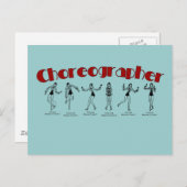 Choreograaf Briefkaart (Voorkant / Achterkant)