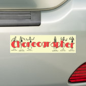 Choreograaf Bumpersticker (Op auto)
